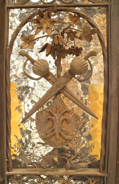 Samuel Yellin Italian Renaissance Wrought Iron Hanging Lantern