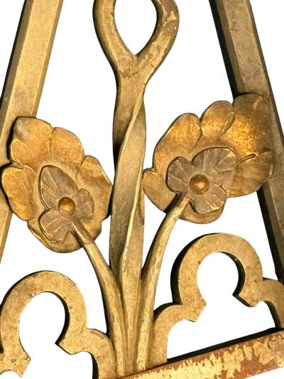 Samuel Yellin SUPERB BRONZE IRON BANK TABLE BY SAMUEL YELLIN FOR NYC FEDERAL RESERVE BANK