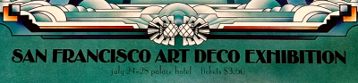San Francisco Art Deco Exhibition Poster