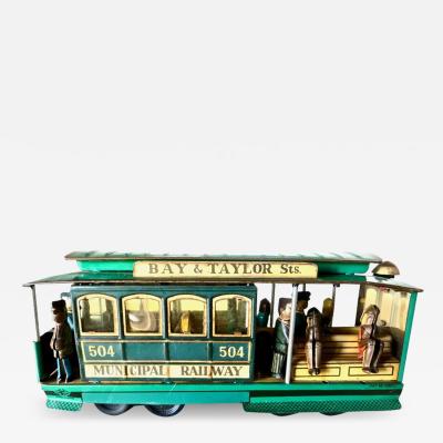 San Francisco Trolley Toy Friction Car Japan circa 1950s