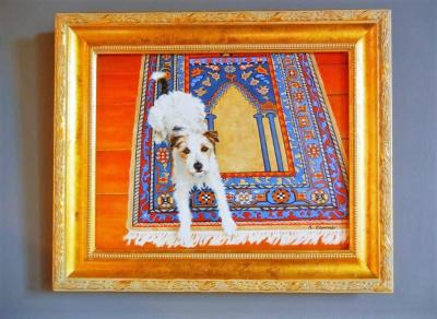 Sandra Eames On the Prayer Rug Oil Paint on Canvas Sandra Eames Vermont 2008