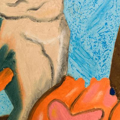 Sandro Chia Painter with Teddy Bears