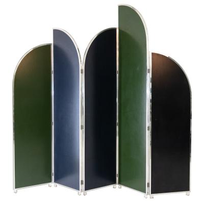 Sandro Petti Colorful Modernist Folding Screen by Sandro Petti