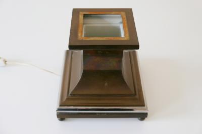 Sandro Petti Lucite Obelisk Table Lamp by Sandro Petti for Maison Jansen France 1970s