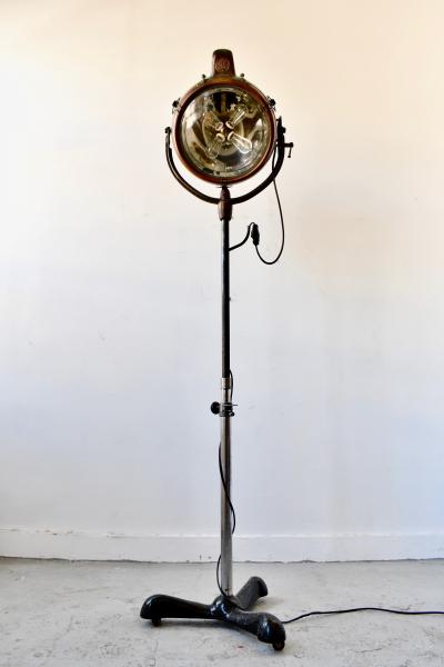 Sang Pil Bae 1920s General Electric searchlight floor lamp