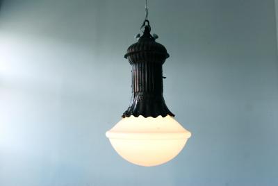 Sang Pil Bae Adams Bagnall schoolhouse shade pendant