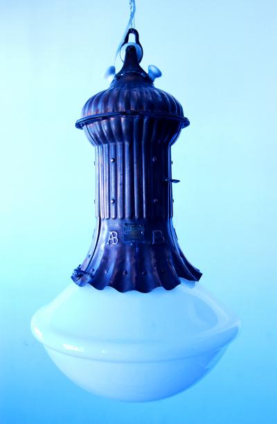 Sang Pil Bae Adams Bagnall schoolhouse shade pendant