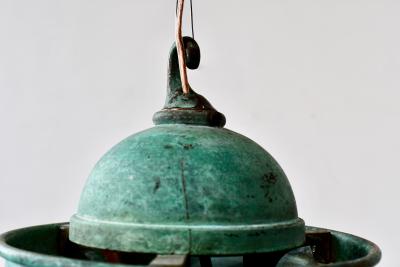 Sang Pil Bae Macbeth pendant verdigris