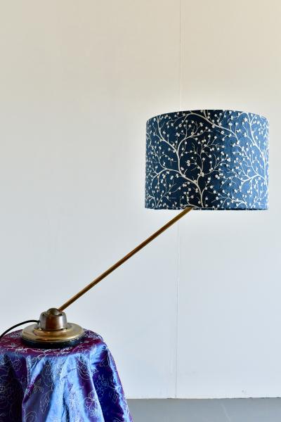 Sang Pil Bae Tilted blue tree table lamp