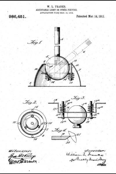 Sang Pil Bae Tilted blue tree table lamp