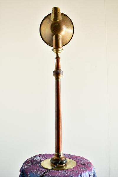 Sang Pil Bae Victorian era gas reflector table lamp