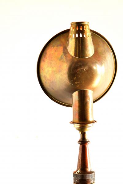 Sang Pil Bae Victorian era gas reflector table lamp