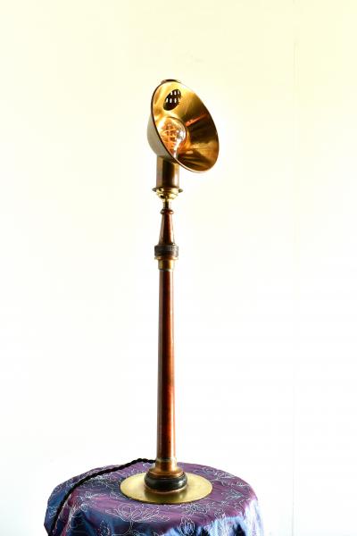 Sang Pil Bae Victorian era gas reflector table lamp