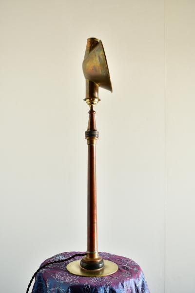 Sang Pil Bae Victorian era gas reflector table lamp