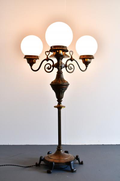 Sang Pil Bae Welsbach gas buffet table lamp