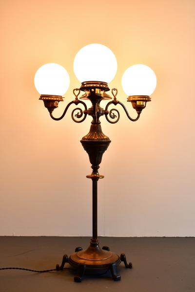 Sang Pil Bae Welsbach gas buffet table lamp