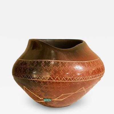 Santa Clara jar by Polly Rose Folwell