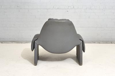 Saporiti Italia Vittorio Introini P60 Lounge Chair by Proposals Italy 1970