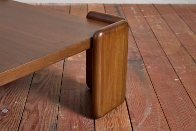 Sapporo Mobil Girgi Italian Walnut Coffee Table by Mobil Girgi