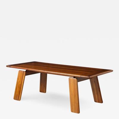 Sapporo Mobil Girgi Italian Walnut Dining Table by Mario Marenco for Mobil Girgi 1970s