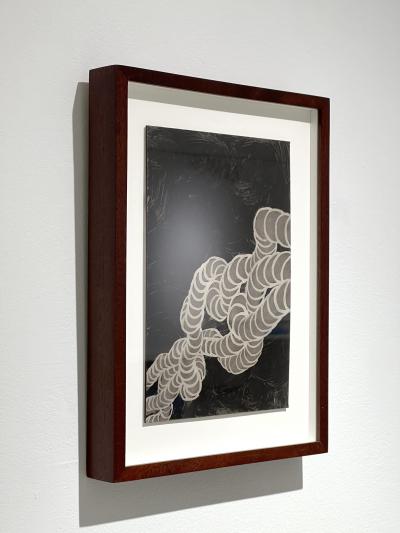 Sara Skaaning Framed Oil Painting on Board by Sara Skaaning