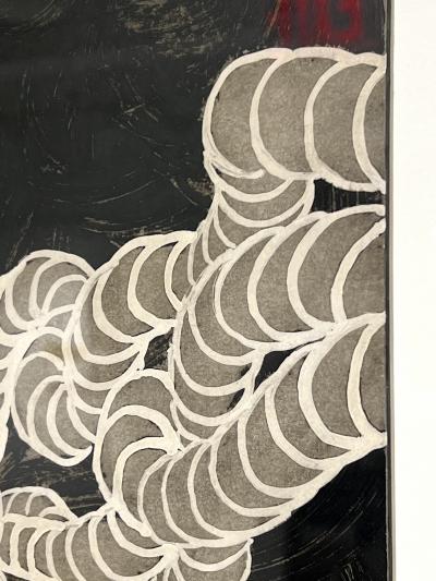 Sara Skaaning Framed Oil Painting on Board by Sara Skaaning