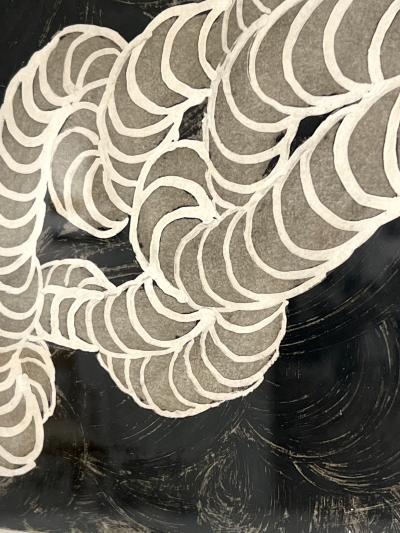 Sara Skaaning Framed Oil Painting on Board by Sara Skaaning