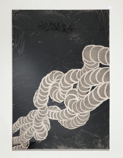 Sara Skaaning Framed Oil Painting on Board by Sara Skaaning