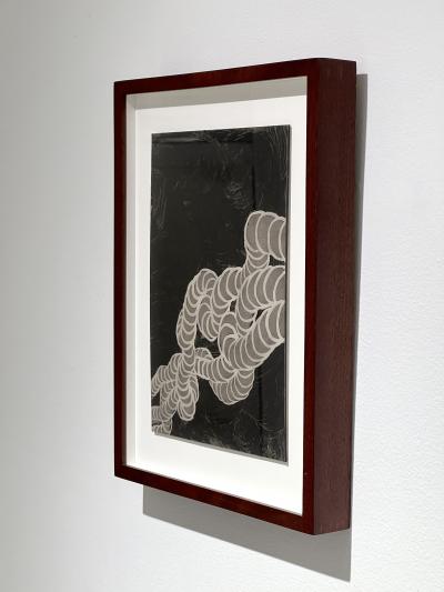 Sara Skaaning Framed Oil Painting on Board by Sara Skaaning