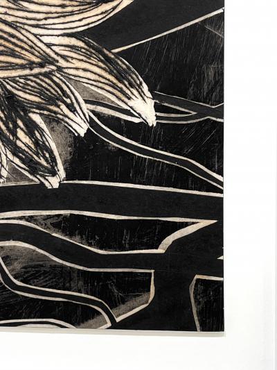 Sara Skaaning Framed Oil Painting on Board by Sara Skaaning