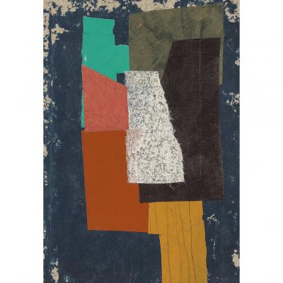 Sarah Desmarais Cubist Head 1 Collage January 2025