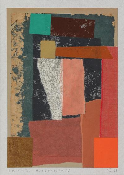 Sarah Desmarais Sarah Desmarais Cubist Head 2 Collage January 2025
