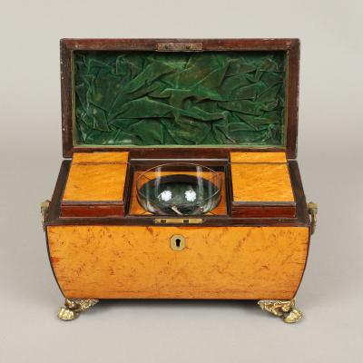 Sarcophagus Form Tea Caddy