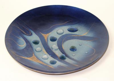 Sascha Brastoff Large Enamel Plaque on Copper by Sascha Brastoff 1950 United States