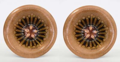 Sascha Brastoff Pair of Sascha Brastoff Enameled Bowls