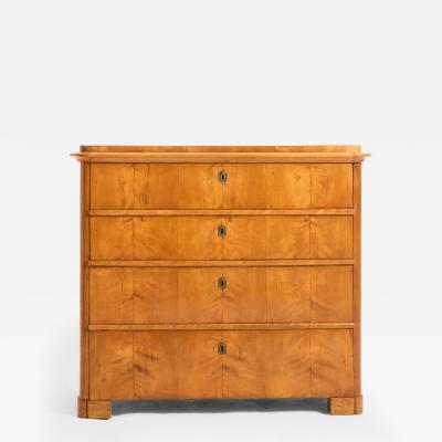 Satin Birch Chest of Drawers