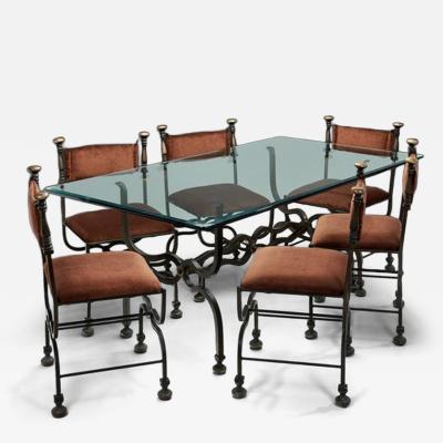 Savonarola Dining Set Italy 1960s
