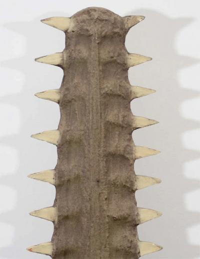 Sawtooth on Lucite display stand