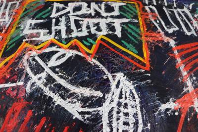 Sax Berlin DONT SHOOT TAKE KNEE