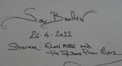 Sax Berlin Starman Elon Musk and the Spiders from Mars 