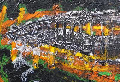 Sax Berlin Uptown Angel Contemporary Figurative Oil Painting