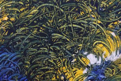 Sax Berlin Wheatfield With Crows after Vincent Contemporary Surrealist Oil Painting