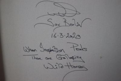 Sax Berlin When Inspiration Peaks There are Galloping Wild Horses