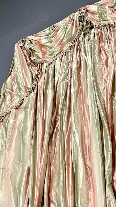 Scalamandre Window Treatments Curtains Drapery Rainbow Stripe Fringed Lined