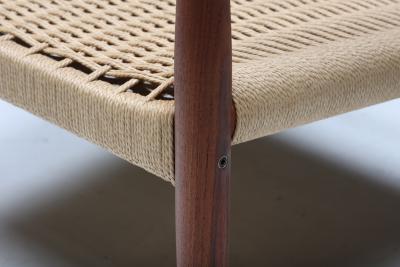 Scandinavian Armchair with Cord Webbing 1960s