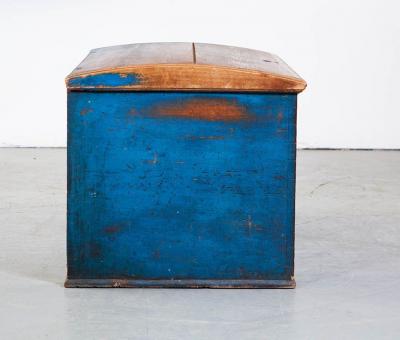 Scandinavian Blue Marriage Chest