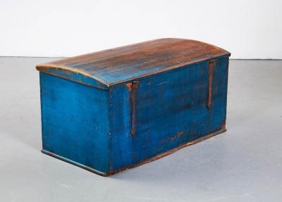 Scandinavian Blue Marriage Chest