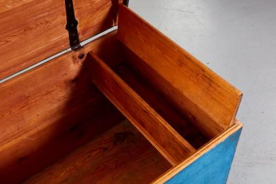 Scandinavian Blue Marriage Chest