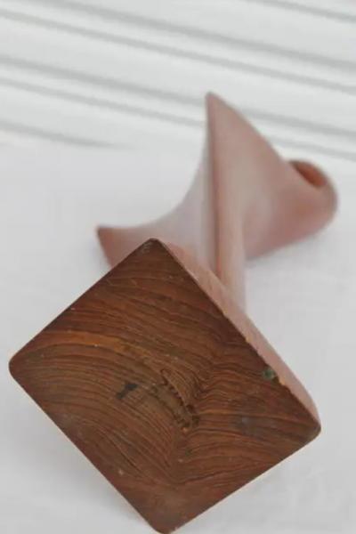 Scandinavian Danish Teak Wood Virgin Mary Madonna Mid Century MCM Simon Randers