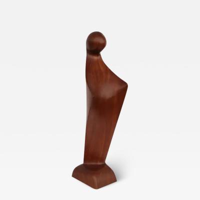 Scandinavian Danish Teak Wood Virgin Mary Madonna Mid Century MCM Simon Randers